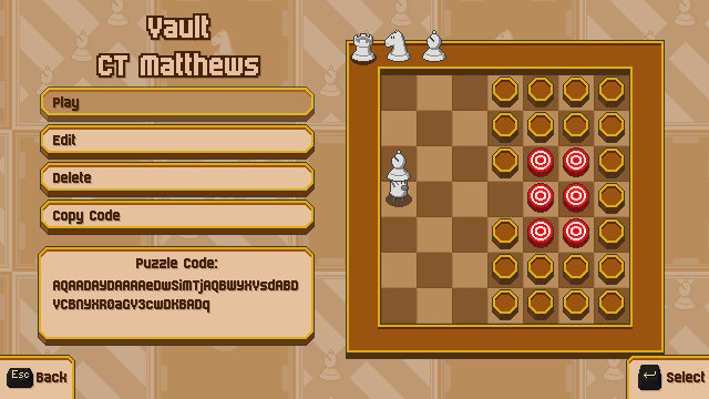 Chessplosion Puzzle: Vault