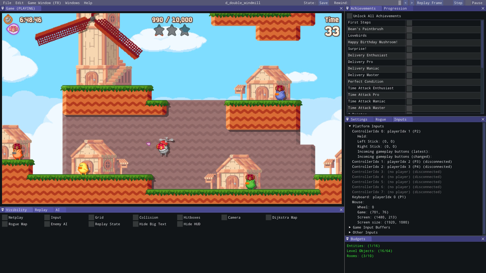 Game engine editor
